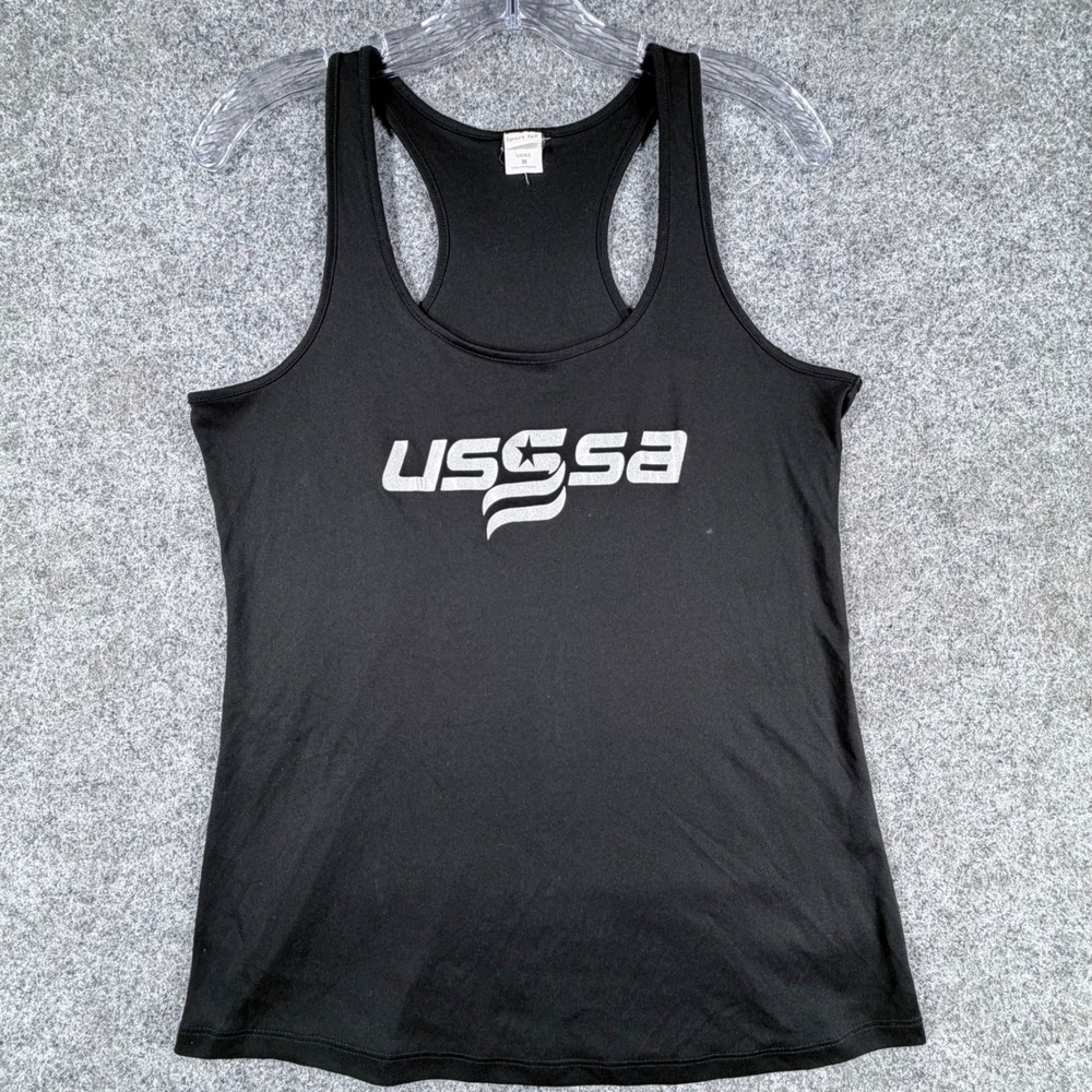 Sport Tek PosiCharge Competitor Womens Tank Top Size M Black USSSA LST356 Poly
